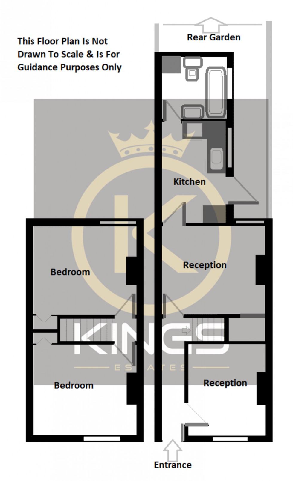 Floorplan for Purbrook Road, Portsmouth