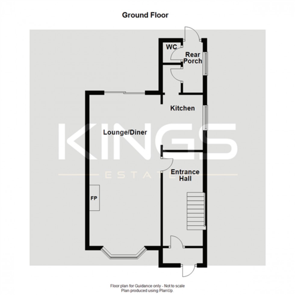 Floorplan for Warren Avenue, Southampton