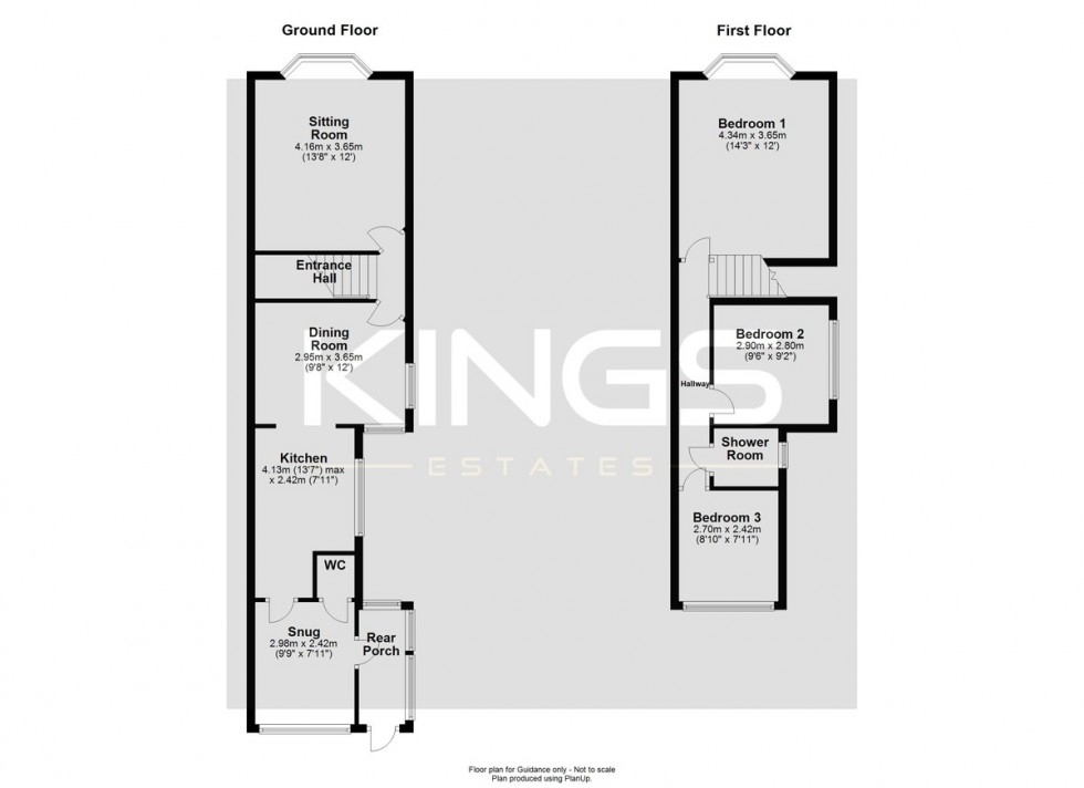 Floorplan for Kitchener Road, Southampton