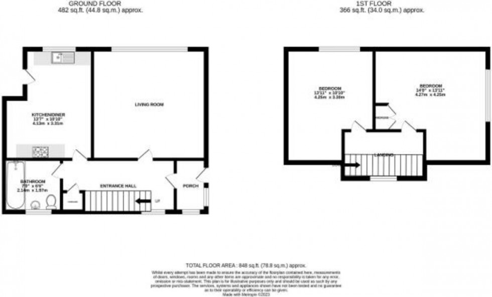 Floorplan for Dove Dale, Eastleigh