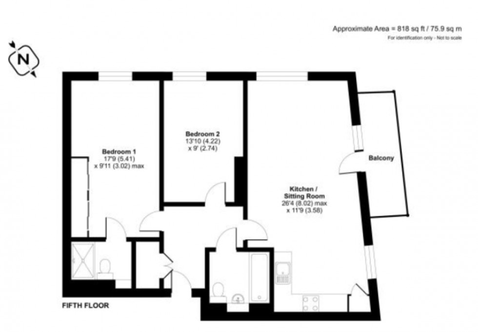 Floorplan for Capstan Road, Southampton