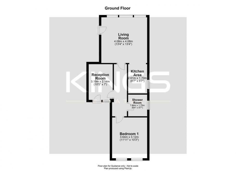 Floorplan for Bullar Road, Southampton