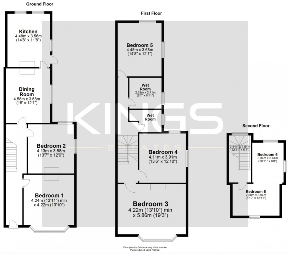 Floorplan for Shaftesbury Avenue, Southampton