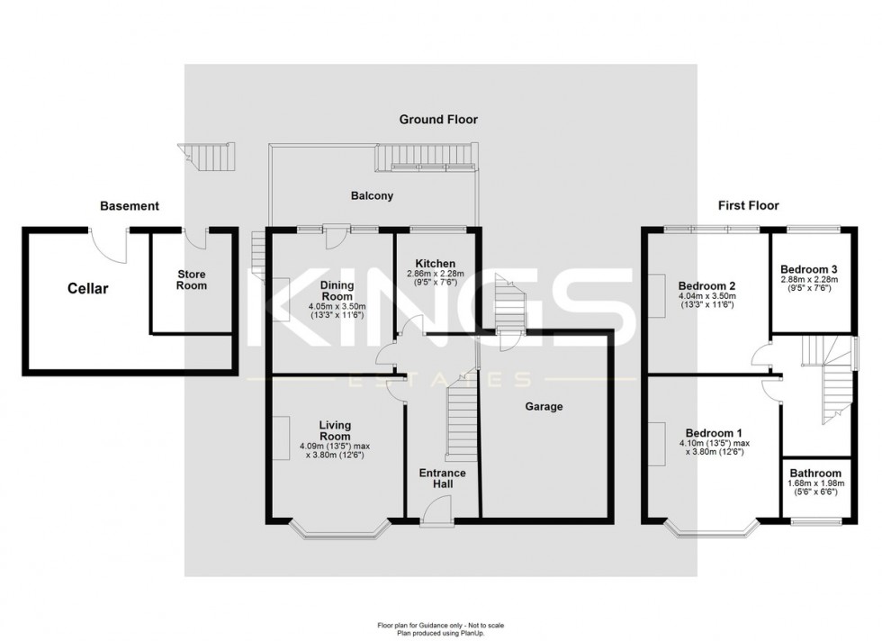 Floorplan for Belmont Road, Southampton