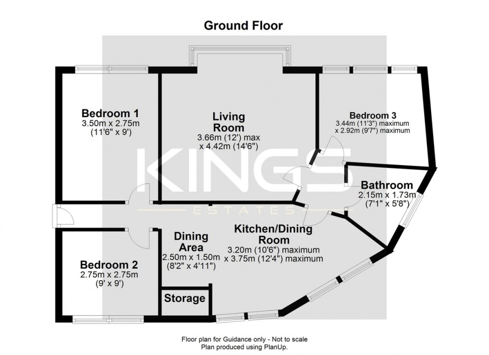 Floorplan for Priory Road, Southampton