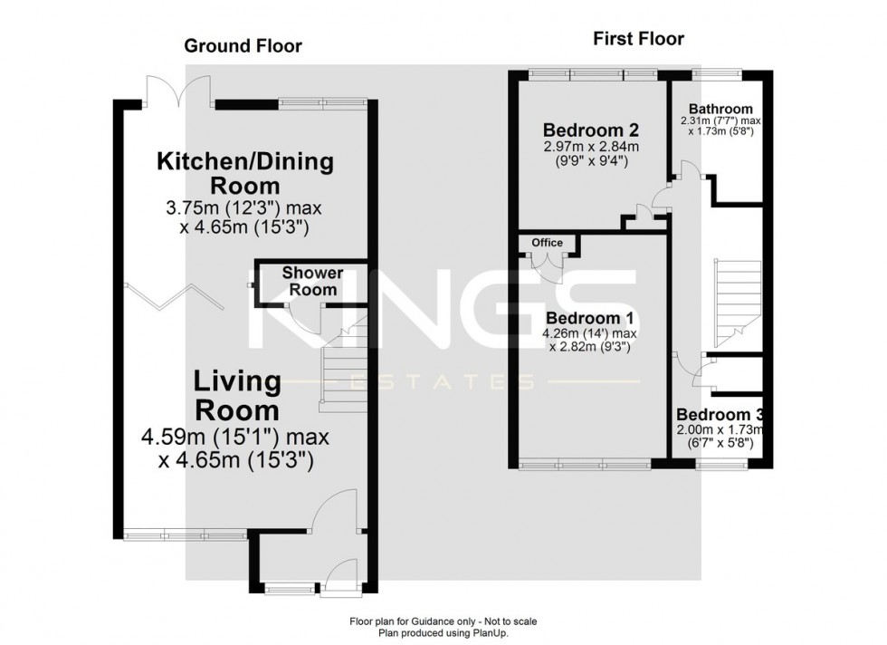 Floorplan for Burnett Close, Southampton