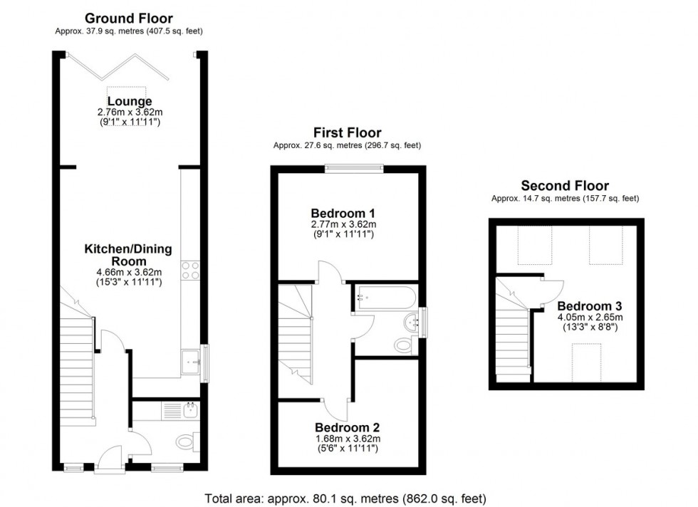 Floorplan for Ashbury Crescent, Guildford