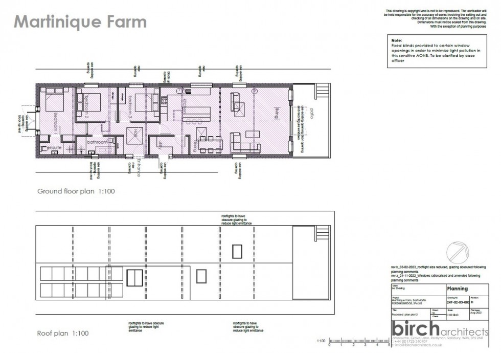 Floorplan for Plot 2 Martinique Farm, East Martin Road, Fordingbridge,